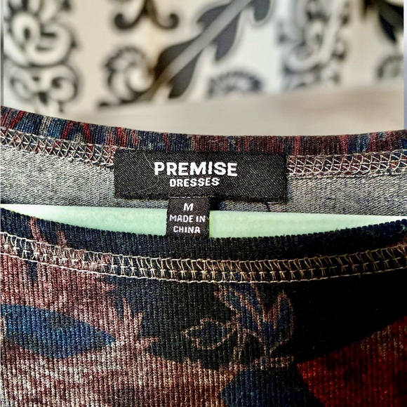 Premise Multicolor Floral Long Sleeve Dress - Picture 4 of 4